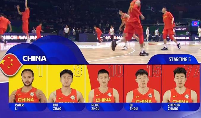 中国男篮首战告负 面临巴黎奥运资格争夺战